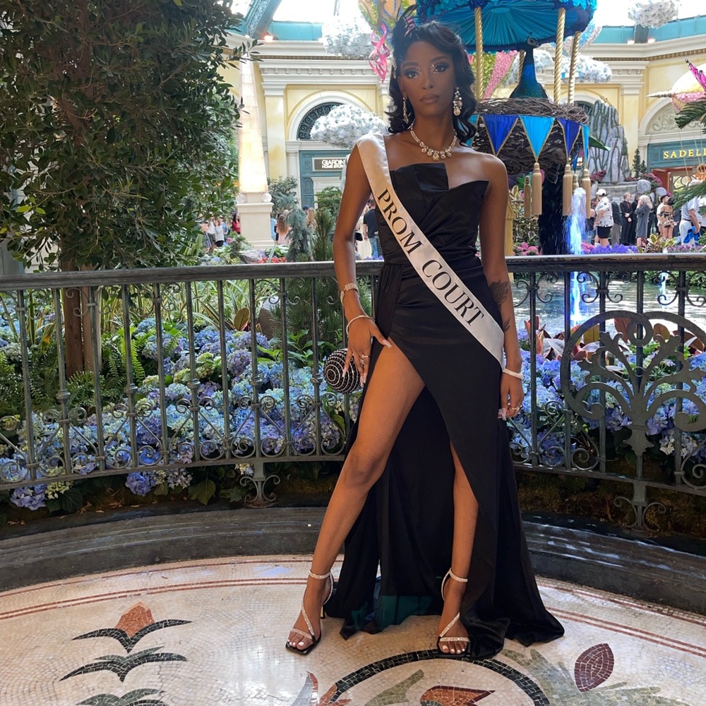 Brand: Moda Glam Boutique Dress: Monroe Strapless Gown Color: Black Size: 2